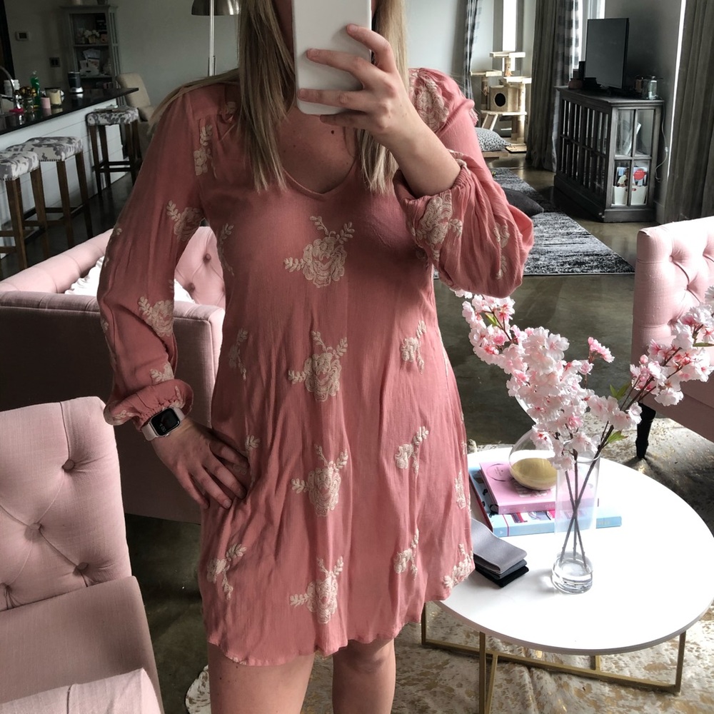 Dusty Pink Free People Dress